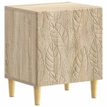 vidaXL Table de chevet Chêne Sonoma 43 x 34 5 x 50 cm