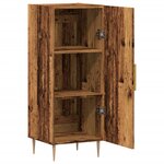vidaXL Buffet vieux bois 34 5x34x90 cm bois d'ingénierie