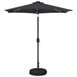 vidaXL Parasol de jardin avec lampes LED 230 x 230 cm Polyester