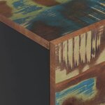 vidaXL Buffet haut et tiroir 60x33x100 cm bois massif récupération/fer