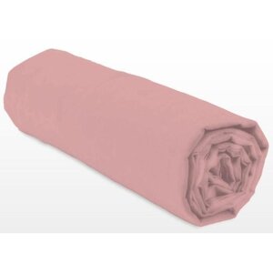 Drap-housse 140 x 190+25 cm - Rose