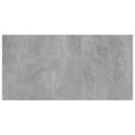vidaXL Panneaux de bibliothèque 4 Pièces Gris béton 60x30x1 5cm Aggloméré