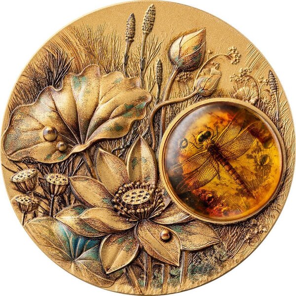Pièce de monnaie en Argent 2 Dollars g 62.2 (2 oz) Millésime 2026 Amber Mirage DRAGONFLY