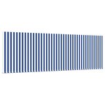 vidaXL Auvent Rétractable Bleu et anthracite 400 × 300 cm