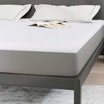 vidaXL Coussins de Matelas Blanc 180 x 200 cm Latex