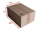 Lot de 25 Boîtes carton (N°36) format 305x215x140 mm