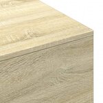 vidaXL Table basse chêne sonoma 100x49 5x31 cm bois d'ingénierie