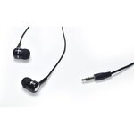 LT-437EX Mini Ecouteurs Intra-auriculaire Filaire Jack Noir VAKOSS