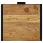 Table de chevet vidaXL 40x35x50 cm en bois massif d'acacia