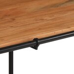 vidaXL Table basse 110x55x40 cm bois massif d'acacia