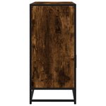 vidaXL Buffet chêne fumé 100x35x76 cm bois d'ingénierie
