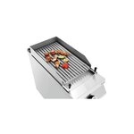 Grill pierre de lave série 900 - gaz - bartscher -  - acier inoxydable1battante 400x900x900mm