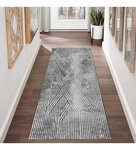 Tapis de salon FISUN 80 x 150 cm - Gris