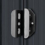 vidaXL Abri de jardin Anthracite Acier