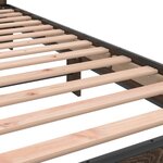 vidaXL Cadre de lit sans matelas chêne marron 90x200 cm