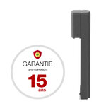 Console murale à visser soléa gris anthracite mat sablé ren 0206ms