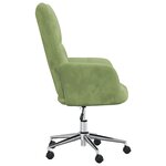 vidaXL Chaise de relaxation Vert clair Velours