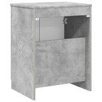 vidaXL Armoire de salle de bain Gris béton 54 x 41 x 70 cm
