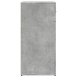 vidaXL Buffets 2 Pièces gris béton 79x38x80 cm bois d'ingénierie