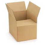 Caisse carton brune simple cannelure raja 30x30x15 cm (lot de 25)