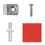 vidaXL Carreaux de miroir sans cadre 8 Pièces 20 5 cm