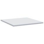vidaXL Surmatelas Blanc 200 x 200 x 5 cm Tissu Jacquard