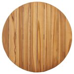 vidaXL Table d'appoint Marron 70 x 70 x 75 cm Bois de teck massif