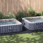 vidaXL Couverture de piscine rectangulaire Noire PVC 750 x 372 cm