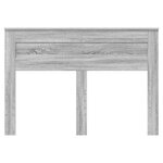 vidaXL Tête de lit Gris Sonoma 150 cm Bois d'ingénierie
