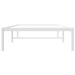 Vidaxl cadre de lit métal blanc 90x200 cm