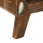 vidaXL Table basse Multicolore 90 x 50 x 35 cm Bois Recyclé Solide
