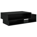 vidaXL Table basse Chêne noir 105 x 50 x 32 5 cm Bois d'ingénierie