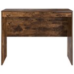 vidaXL Bureau d'écriture Chêne fumé Panneau de particules 100 x 50 x 76 cm