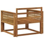 vidaXL Sofa de milieu extérieur Naturel