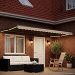 vidaXL Auvent rétractable électrique Beige 4 5 × 3 m