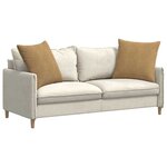 vidaXL Coussins de canapé 2 Pièces Marron 80 x 80 cm