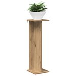 vidaXL Support de Plante 2 pièces Chêne artisanal 25 x 25 5 x 80 5 cm