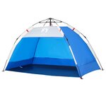 vidaXL Tente de plage 2 personnes libération rapide imperméable