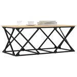 vidaXL Table basse chêne sonoma 100x49x40 cm bois d'ingénierie