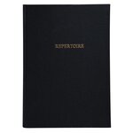 Registre 297x210 Répertoire Travers 300 Pages - Noir Toilé - Le Dauphin