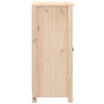 vidaXL Buffets 2 Pièces 39x35x80 cm bois massif de pin