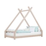 Lit tipi enfant TAHUKA 80 x 160 beige