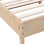 vidaXL Cadre de lit sans matelas 160x200 cm bois massif de pin