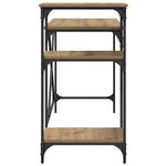 vidaXL Bureau Chêne artisanal 135 x 50 x 90 cm Bois d'ingénierie