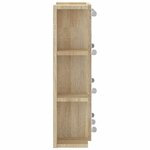 vidaXL Armoire à miroir avec LED Chêne sonoma 70x16 5x60 cm