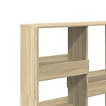 vidaXL Bibliothèque/Séparateur de pièce chêne sonoma 100x33x115 cm