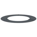 vidaXL Anneau d’arbre plat anthracite Ø50/80 cm en acier