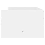 vidaXL Cadre de lit avec tiroirs sans matelas blanc 90x200 cm