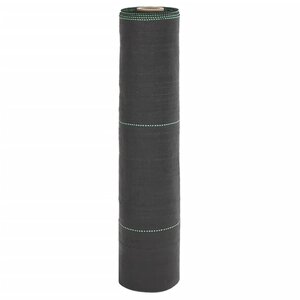 vidaXL Membrane anti-mauvaises herbes noir 0 5x200 m PP