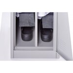 Armoire vestiaire inox 1 porte - h1700 p 450 mm - stalgast -  - acier inoxydable400battante x450x1700mm